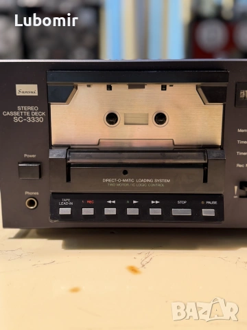 SANSUI SC-3330 Stereo cassette deck, снимка 4 - Декове - 55240946
