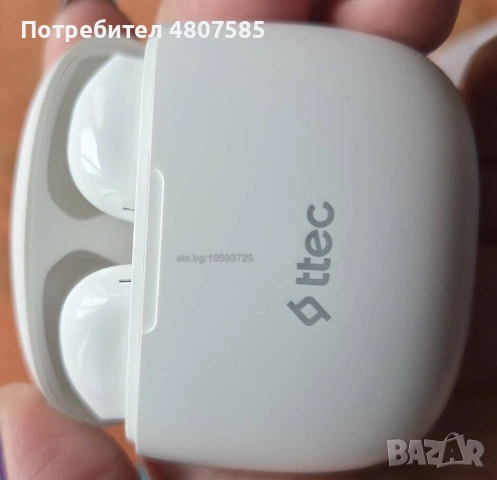 Слушалки TTEC Mode, бели , снимка 4 - Bluetooth слушалки - 54333800