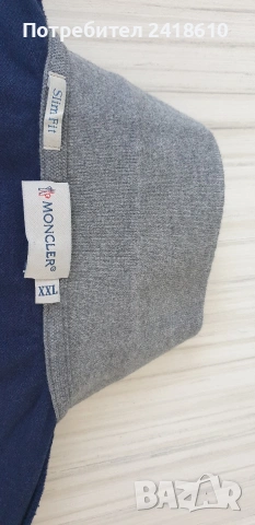 Moncler Pique Cotton Slim Fit Mens Size 2XL ОРИГИНАЛ Мъжка блуза!, снимка 14 - Блузи - 54730577