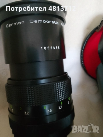  Обектив PENTACON auto 2.8/ 135 MC GDR 1066486, снимка 5 - Антикварни и старинни предмети - 54973541