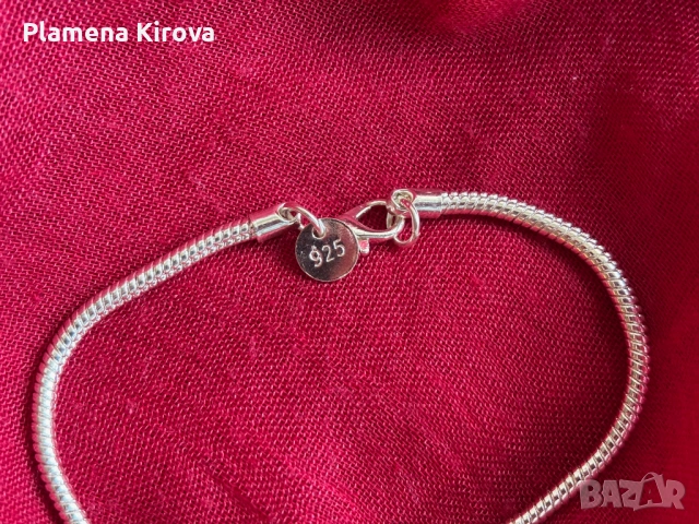 Сребърна гривна | Проба 925 | Sterling silver, снимка 2 - Гривни - 54223520
