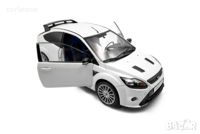 Ford Focus RS MK2 Pack RS Plus 2009 - мащаб 1:18 на Solido моделът е нов в кутия, снимка 5 - Колекции - 55431000
