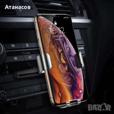 Baseus Metal Age Gravity стойка за кола за CD - 9€, снимка 3 - Аксесоари и консумативи - 55286325