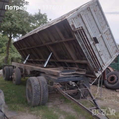 Триосно самосвално ремарке 25 кубика, снимка 4 - Ремаркета - 54752426