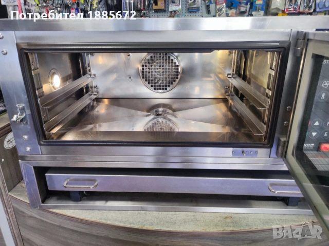 Конвектомат фурна Leventi Bakermat 220V 2016г, заедно с основа и маса., снимка 6 - Обзавеждане за заведение - 52019949