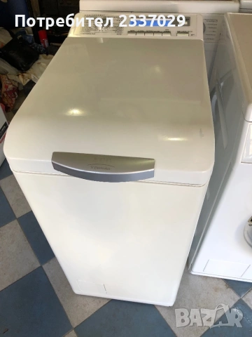 Пералня:АЕГ-6кг,горно зареждане-1год гаранция,клас:А++\дисплей+още екстри,оригинален модел,шир:40см, снимка 2 - Перални - 54120038