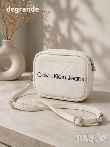 Дамска Чанта 💫Calvin Klein 💫 ЧЕРНА 💫БЯЛА 💫РОЗОВА💫, снимка 2 - Чанти - 55167362