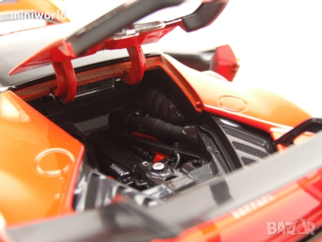 Ferrari SF90 XX Stradale - мащаб 1:18 на Bburago моделът е нов в кутия, снимка 7 - Колекции - 54330991