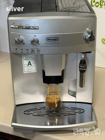 Кафемашина кафе автомат delonghi magnifica с гаранция, снимка 4 - Кафемашини - 55227624