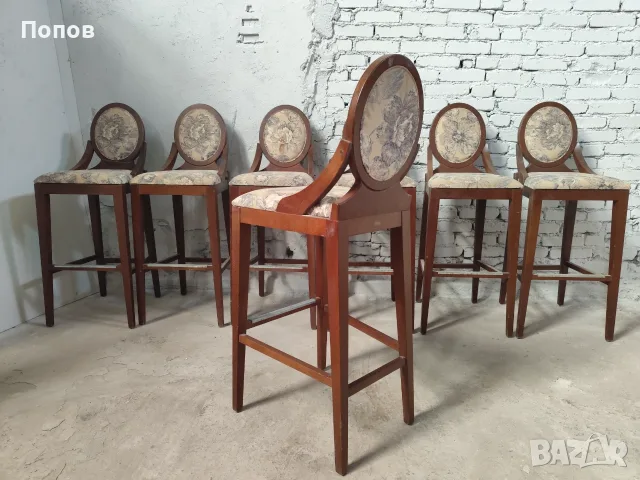 Бар столове 7 броя, снимка 3 - Столове - 55450011