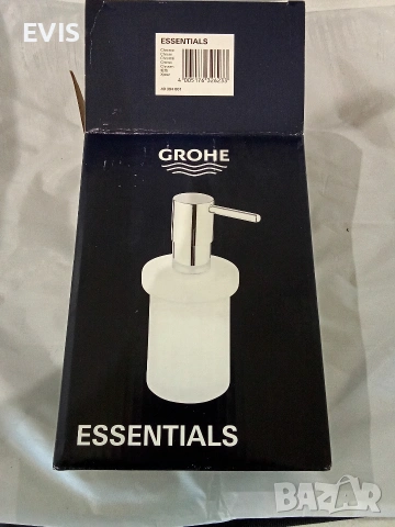 GROHE Essentials – Дозатор за течен сапун (Стъкло/Хром)