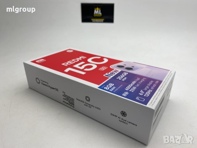 #MLgroup предлага:   #Xiaomi Redmi 15C 5G 128GB / 4GB RAM Dual-SIM, нов, снимка 5 - Xiaomi - 54720294