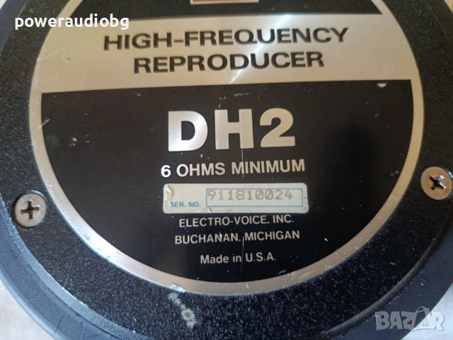 Американски Профи драйвери Electro Voice DH2 - 60/120W/240W - 8 OHM - 2бр., снимка 6 - Тонколони - 54875259