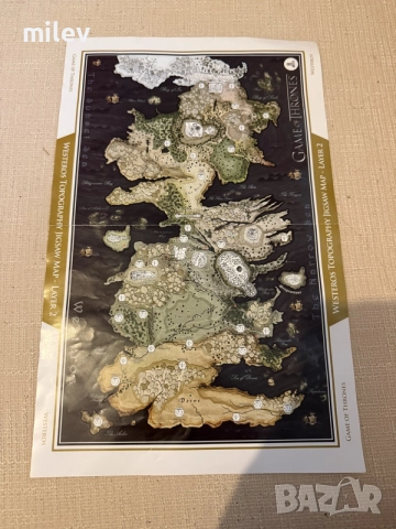 4D пъзел Game of Thrones: Westeros, снимка 5 - Настолни игри - 55682990