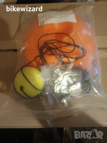 Тенис треньор с отскокващи топки и еластичен корд за начинаещи деца НОВО, снимка 5 - Тенис - 53879909