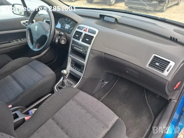 Пежо 307 SW2.0HDI,136K.C., снимка 9 - Автомобили и джипове - 55431778