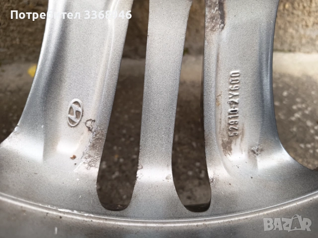 Джанти Hyundai ix35 Tucson 17" 5x114,3 Kia Хюндай Киа 5х114.3 с гуми 225/60/17, снимка 8 - Гуми и джанти - 54638715