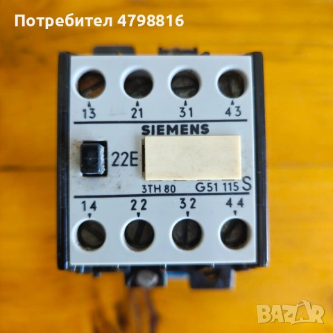 Контактори Siemens, снимка 3 - Резервни части за машини - 54279229
