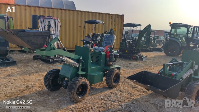 Мини челен товарач Мuller L0.8 4x4, снимка 13 - Индустриална техника - 54359751