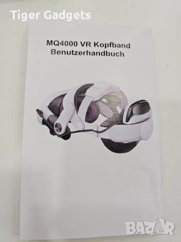 MQ4000 VR Elite Head Strap – комфортен head strap за Meta Quest 2 / Quest 3 с 2 батерии 6700mAh, снимка 7 - Друга електроника - 54550640
