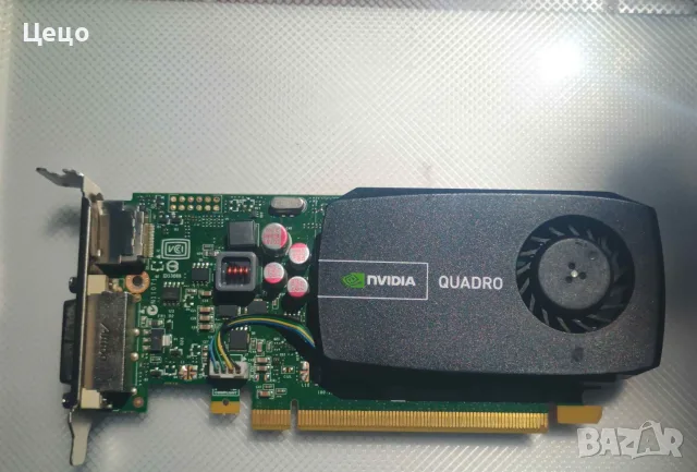 Видеокарта NVIDIA Quadro 410 (512MB) и Quadro FX 580 (512MB) – Тествани, снимка 2 - Видеокарти - 55595572