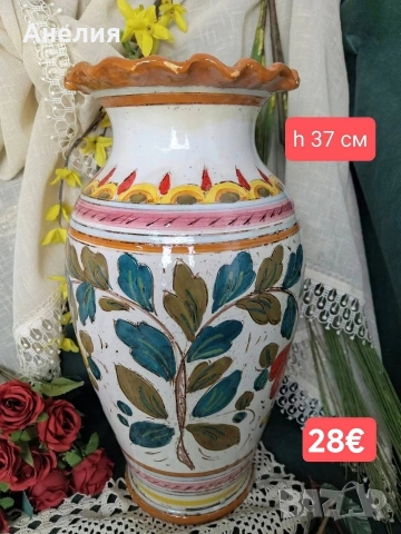 Ваза от Италия ръчно рисувана