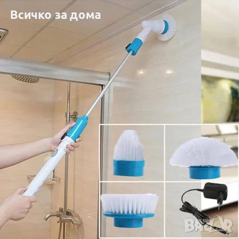 Електрическа четка за почистване на баня, снимка 2 - Мопове, кофи, четки и метли - 55431460