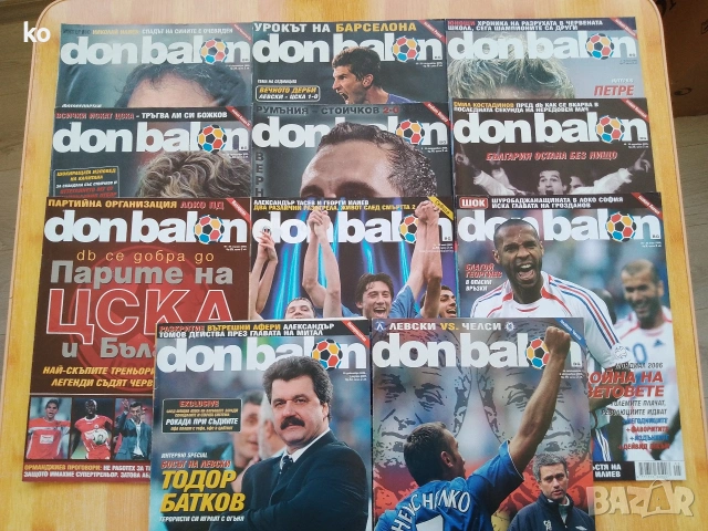 Футболни списания Don Balon с плакати на отбори, снимка 2 - Списания и комикси - 54508441