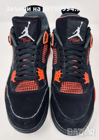 Air Jordan 4, Jordan 4 Red Thunder, маратонки NIKE НАИК Джордан, снимка 2 - Маратонки - 50526227