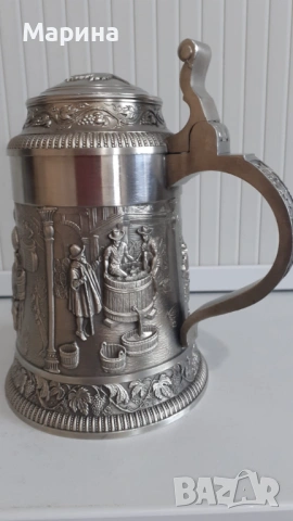 Халба от калай 500 мл,  Antik*Vintage #138