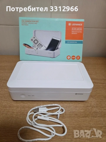 Кутия за дезинфекция LEDVANCE UV-C, пълна UV-C мощност за борба с вируси и бактерии, снимка 3 - Друга електроника - 54128406