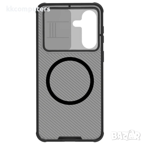 NILLKIN Camshield Pro Магнитен Калъф за Samsung A57 5G - TPU+PC, Плъзгащо капаче, Прозрачно-черен, снимка 3 - Калъфи, кейсове - 53973189