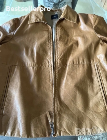 Hugo Boss - Мъжко кожено яке, снимка 4 - Якета - 54043871