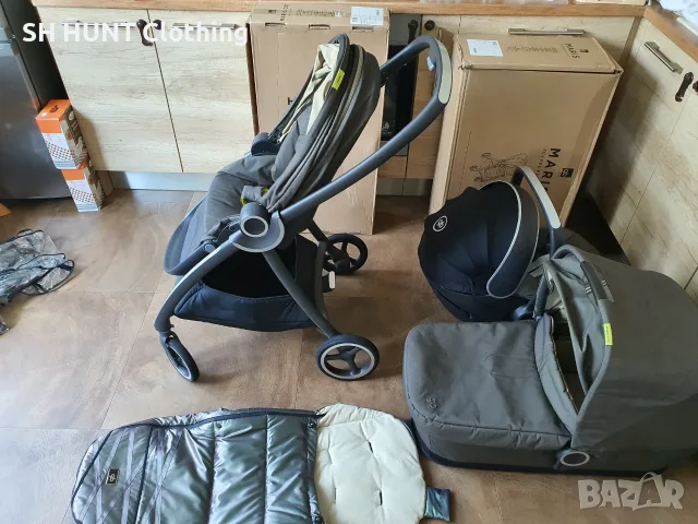 gb maris GB MARIS бебешка количка 3 в 1, снимка 10 - За бебешки колички - 55508288