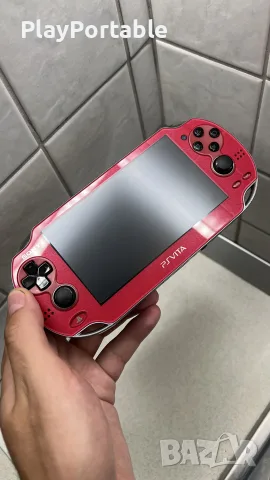 Modded PS Vita PCH-1000 Cosmic Red Complete in Box 128GB 150+ games, снимка 2 - PlayStation конзоли - 55545741