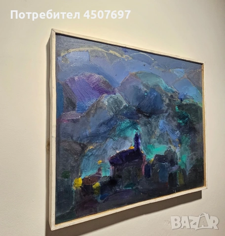 картина на художника Емануил Попгенчев., снимка 3 - Антикварни и старинни предмети - 54677564