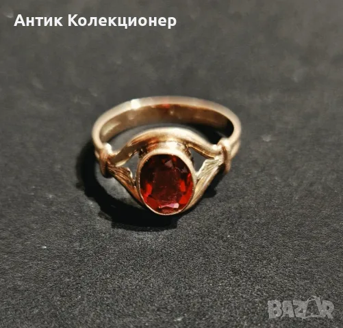 Винтидж златен пръстен. 18 Кт