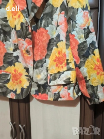 Max Mara (Marina Rinaldi) Size XL Памук, Вискоза , снимка 3 - Сака - 54349695