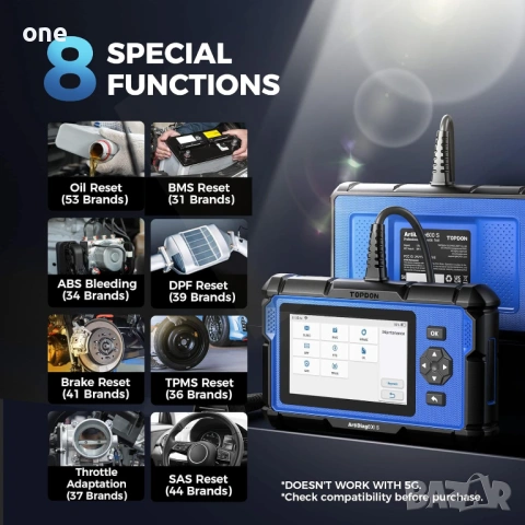 TOPDON AD600S OBD2 скенер за авто диагностика