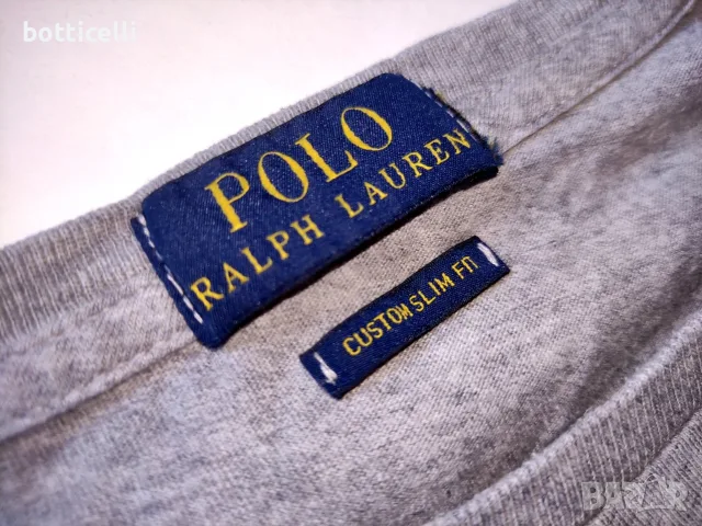 POLO Ralph Lauren Cotton Shirt Mens - M - оригинална мъжка тениска, снимка 4 - Спортни дрехи, екипи - 55681316