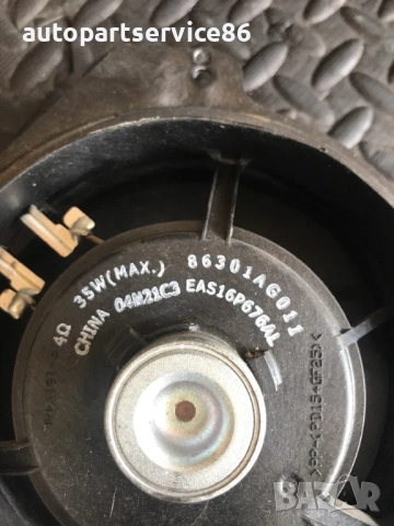 Високоговорител за предна лява врата за Subaru Legacy 2.5 (2004–2008) 86301AG011 , снимка 2 - Части - 54219641