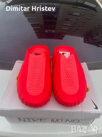 Nike Mind 001 “Chrome Black” & “Solar Red”, снимка 8 - Маратонки - 54730048
