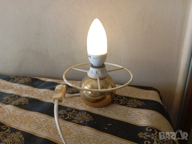 Винтидж настолна лампа , снимка 3 - Настолни лампи - 54202007