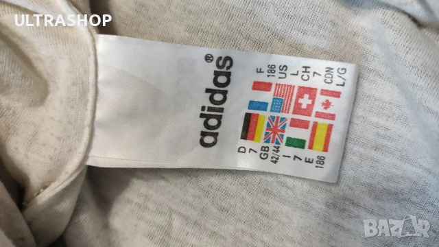 90s Vintage Adidas горнище Ретро Адидас L size, снимка 4 - Спортни дрехи, екипи - 54554896