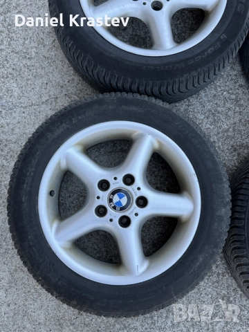 Алуминиеви Джанти BMW Style 18 със зимни гуми 205/55/16, снимка 2 - Гуми и джанти - 55245054