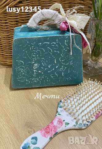 Кутия чантичка с рози!, снимка 6 - Декорация за дома - 54446483