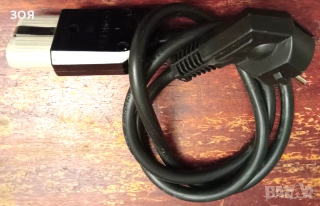 Шнур с щепсел и щекер за електроуреди.