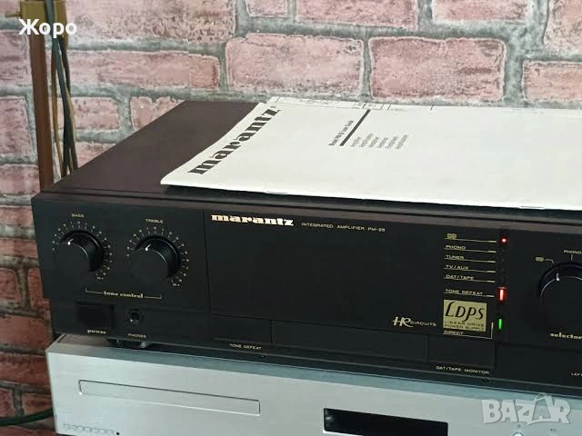	⏯️Клип. Mаrаntz PM-25 качествен транзисторен клас АБ, снимка 5 - Ресийвъри, усилватели, смесителни пултове - 55186395