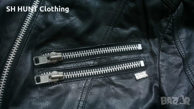 FREAKY NATION LEATHER Jacket Размер XL мъжко яке естествена кожа 16-27, снимка 8 - Якета - 54804668