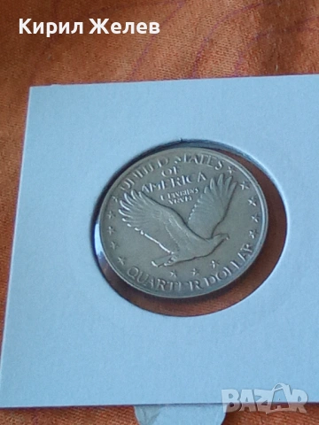 Сребърна монета Америка USA QUARTER DOLLAR 67890, снимка 5 - Нумизматика и бонистика - 54817216